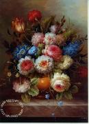 unknow artist Floral, beautiful classical still life of flowers.034 oil painting reproduction
